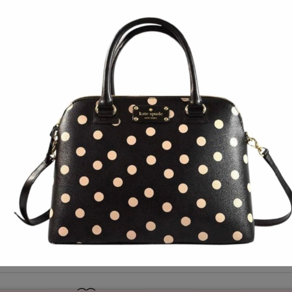 Kate Spade Small Rachelle Polka Dot Hand Bag